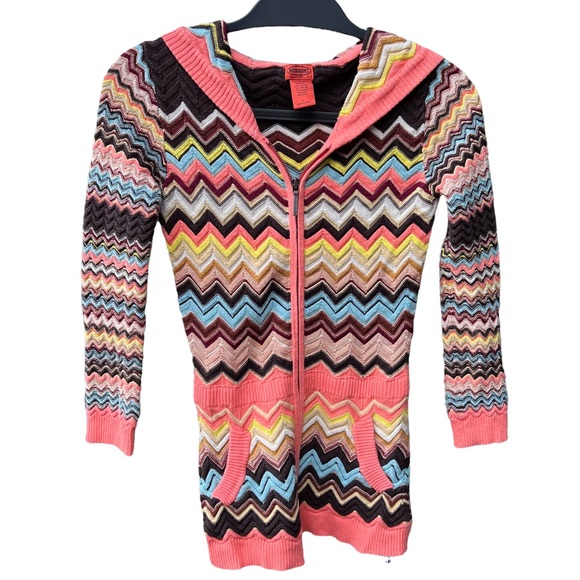 Missoni Target Girl’s Full Zip Hoody Jacket - Picture 3 of 14